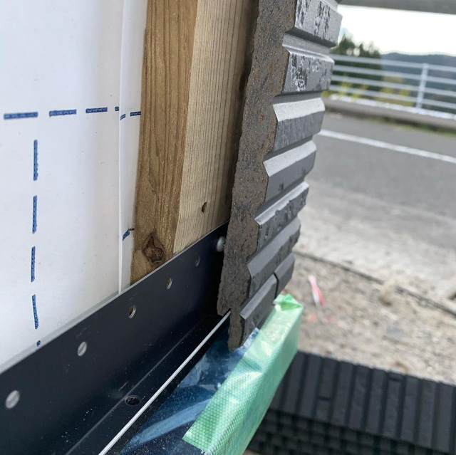 サイディング貼付